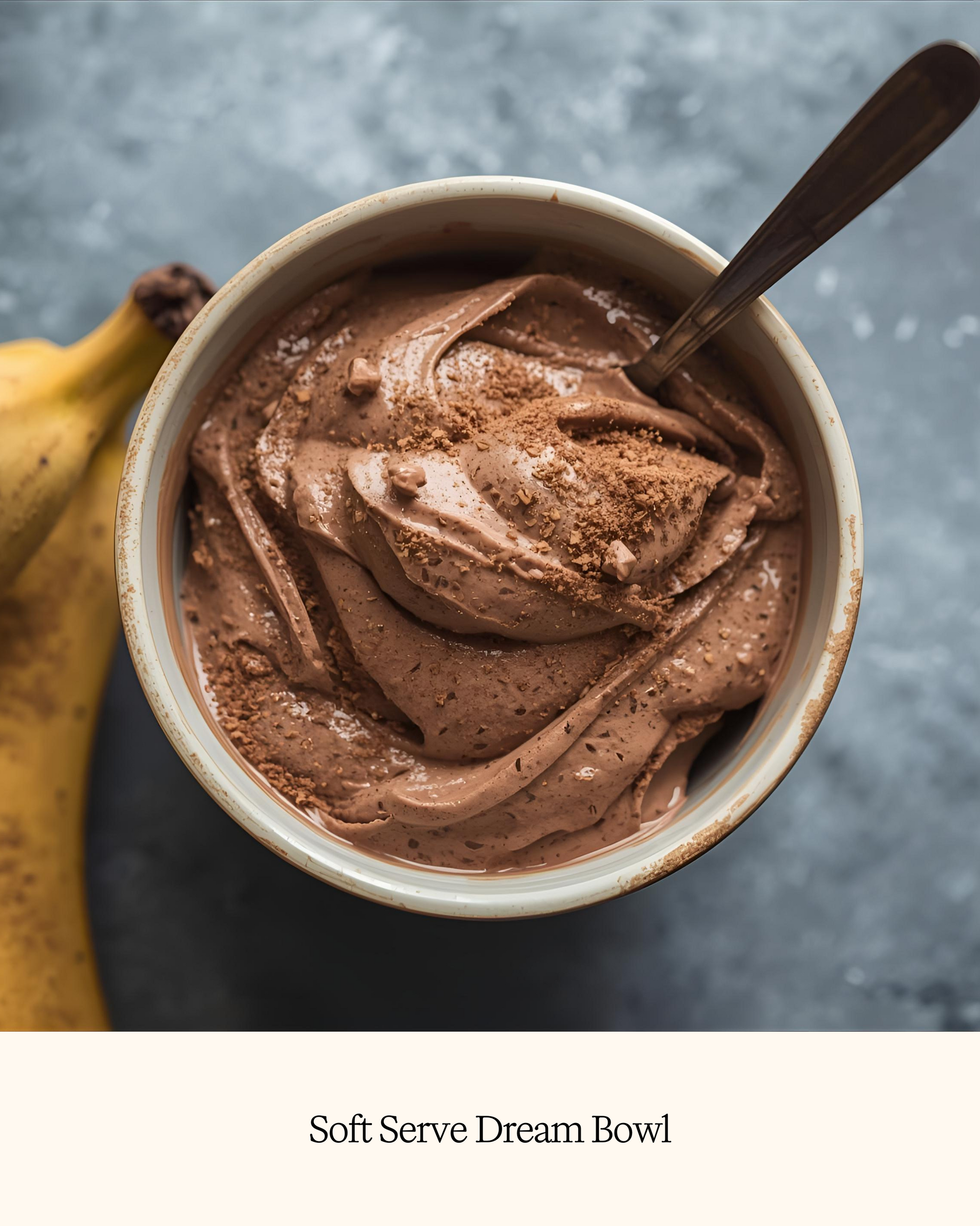 Soft-Serve Dream Bowl Recipe | Calming Midnight Cacao Dessert
