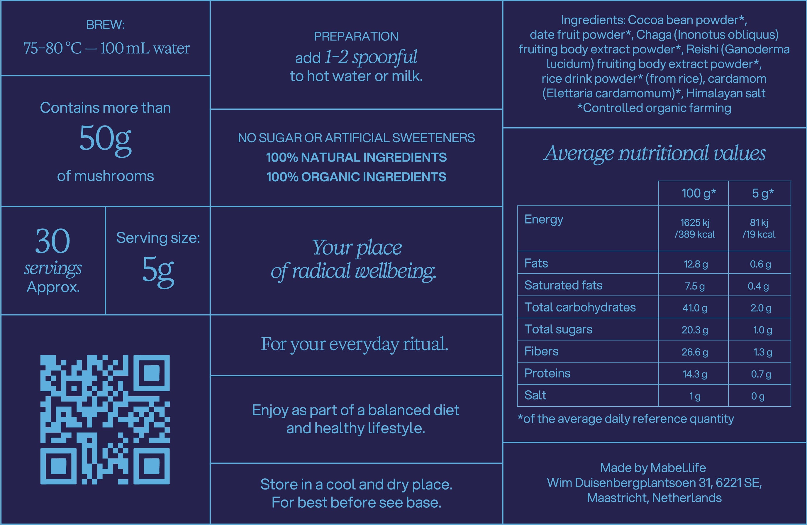 Midnight Cacao + Spoon Set